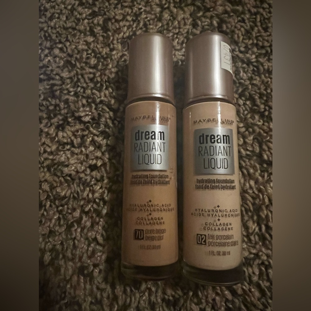 2 X New Maybelline Dream Foundation Bundle